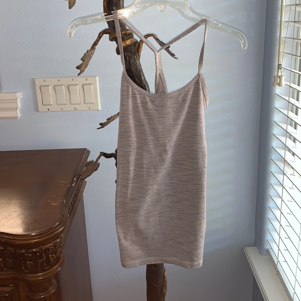 Gray lululemon tank top